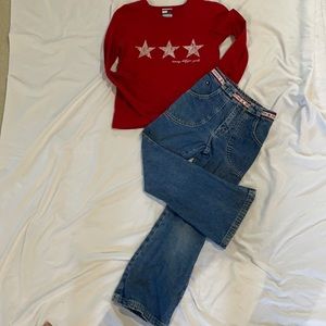 Vintage Tommy Hilfiger outfit. Size 6x